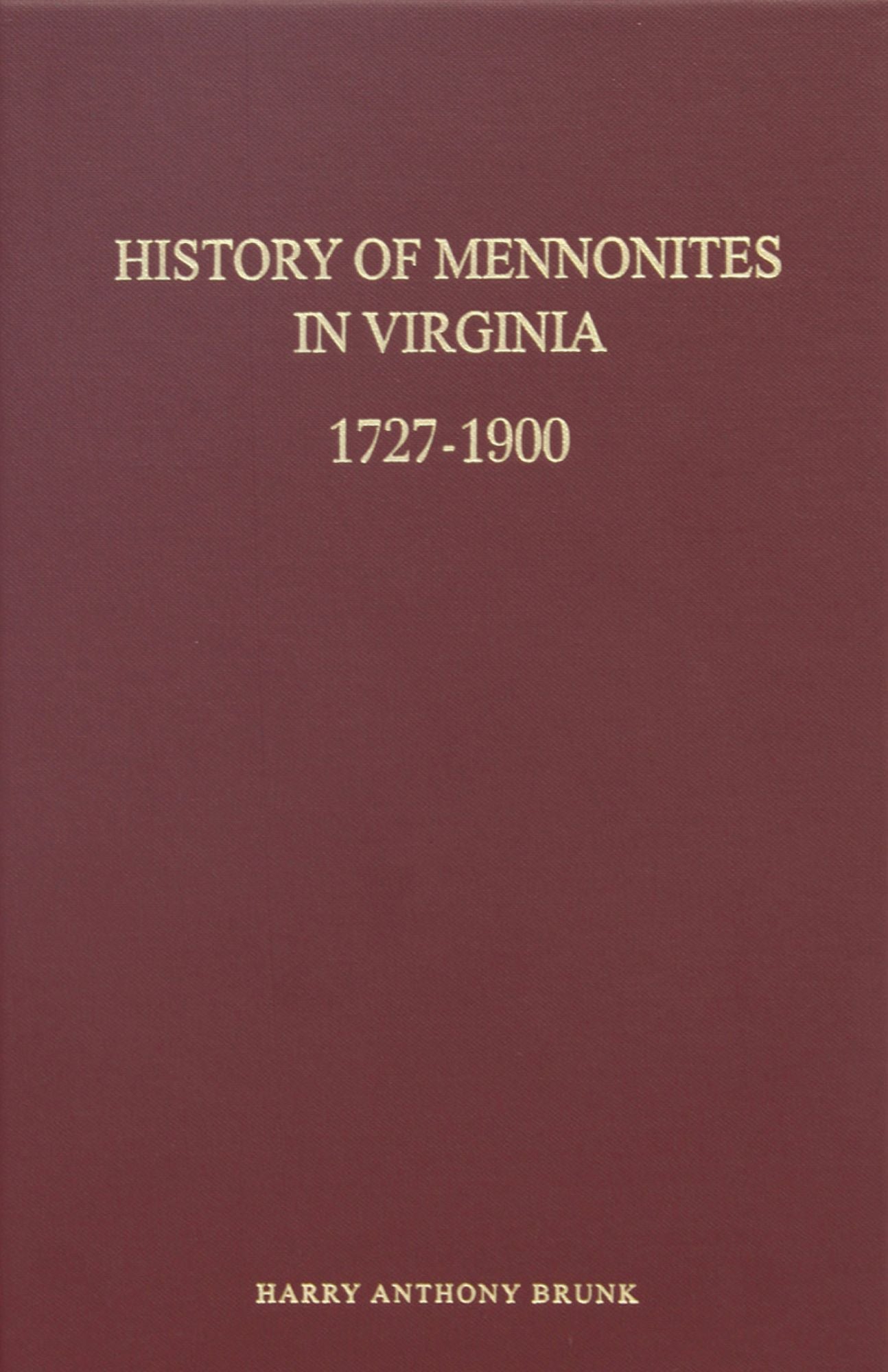 History of Mennonites in Virginia