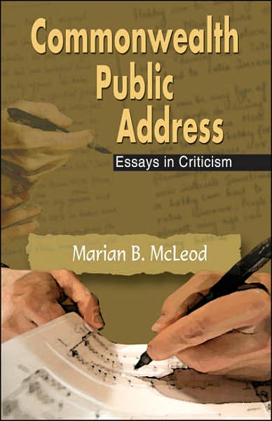 Commonwealth Public Address: Essays in Criticism