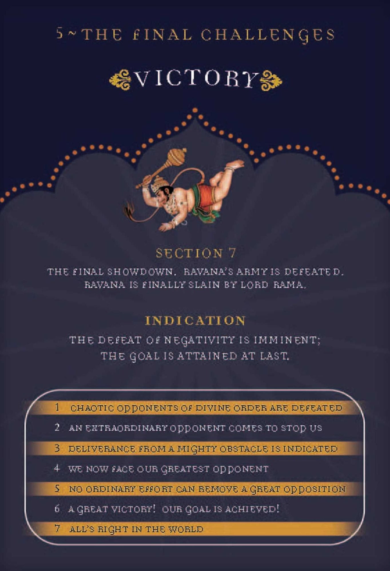 The Oracle of Rama: A Diviniation Deck