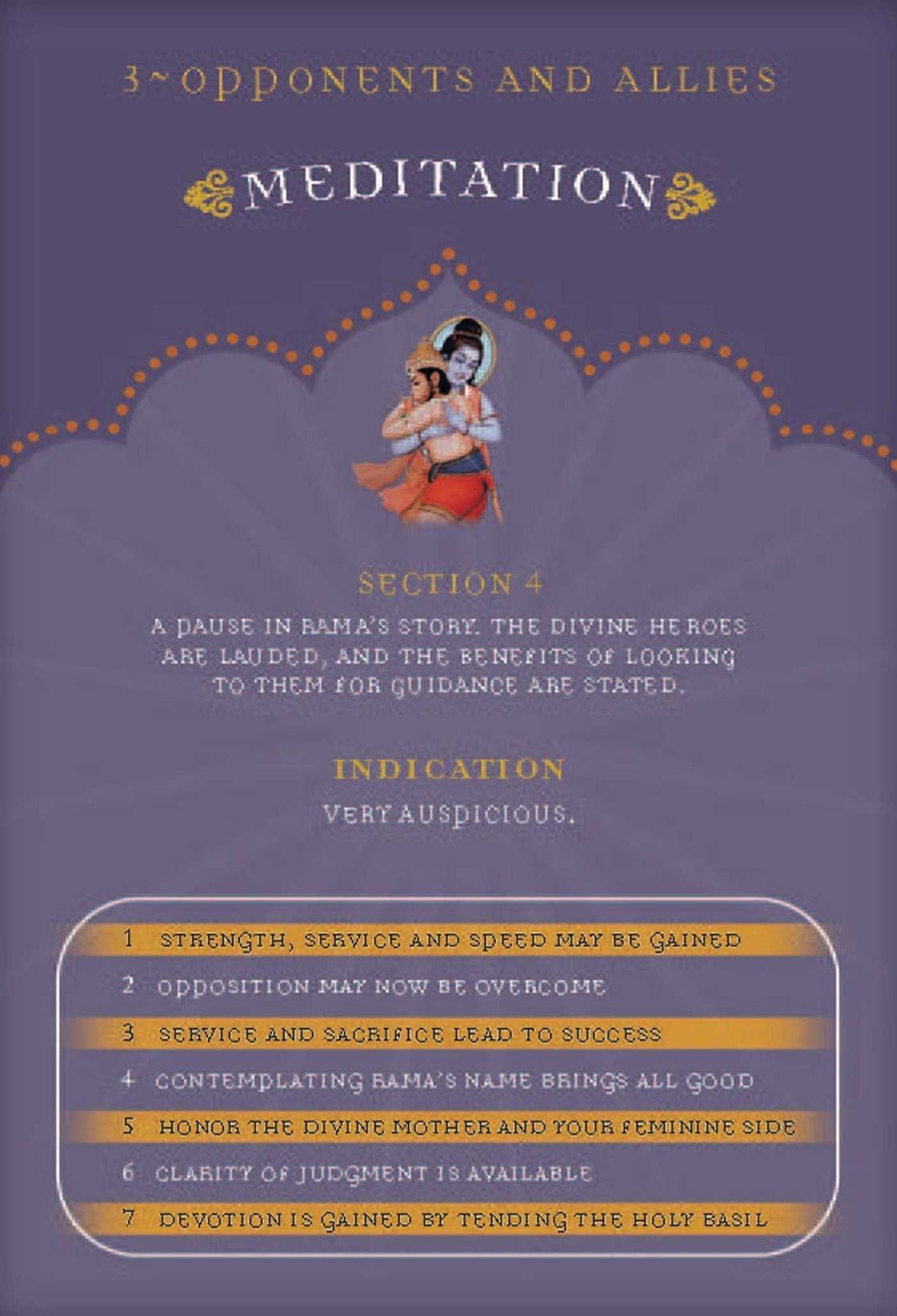 The Oracle of Rama: A Diviniation Deck