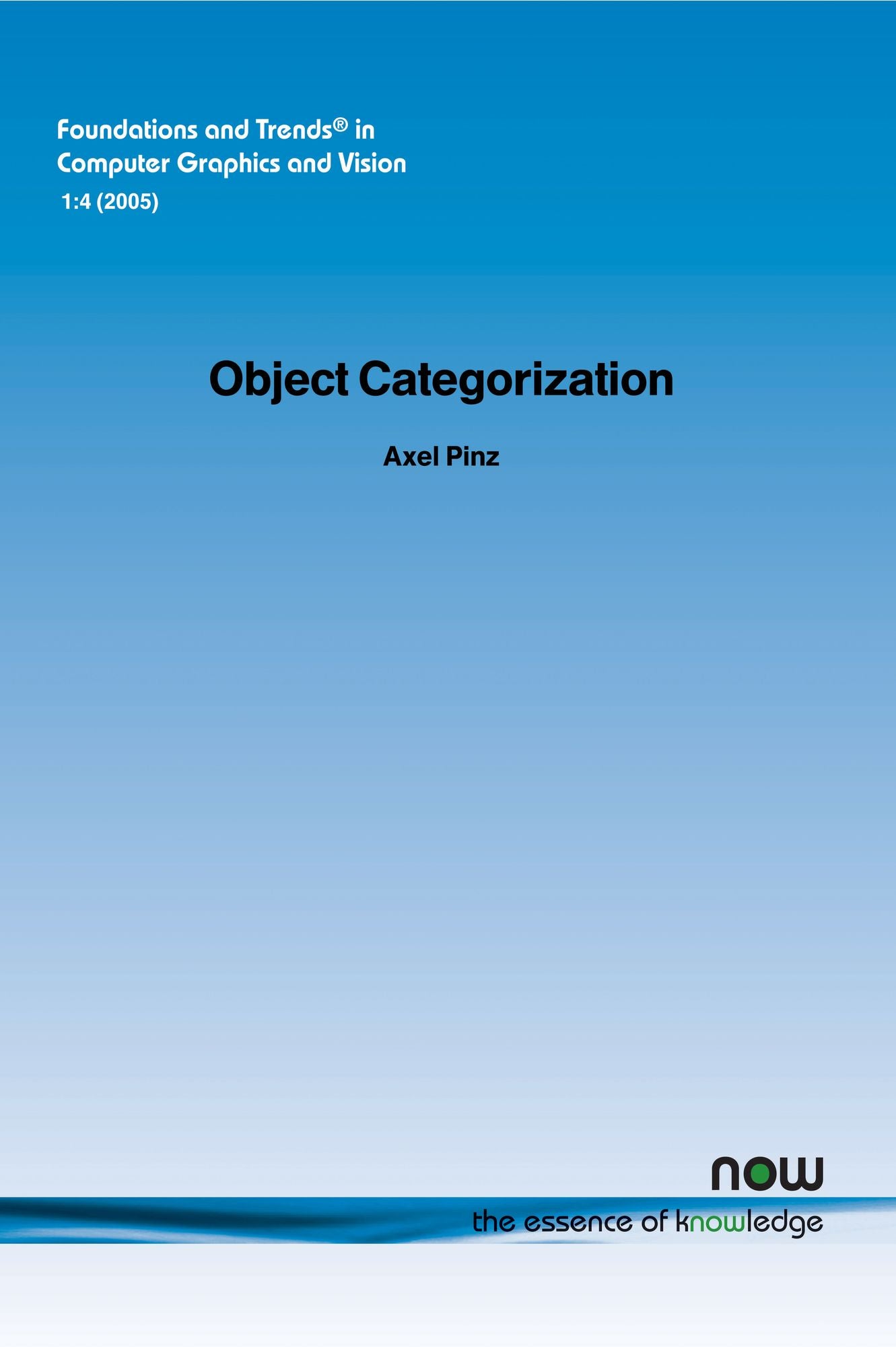 Object Categorization