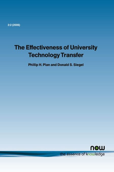 The Effectiveness Of University Technology Transfer