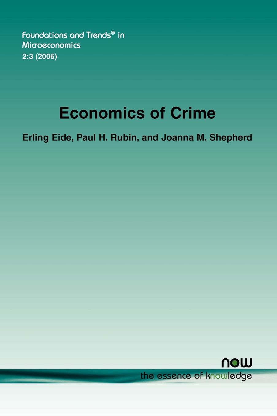 Economics Of Crime