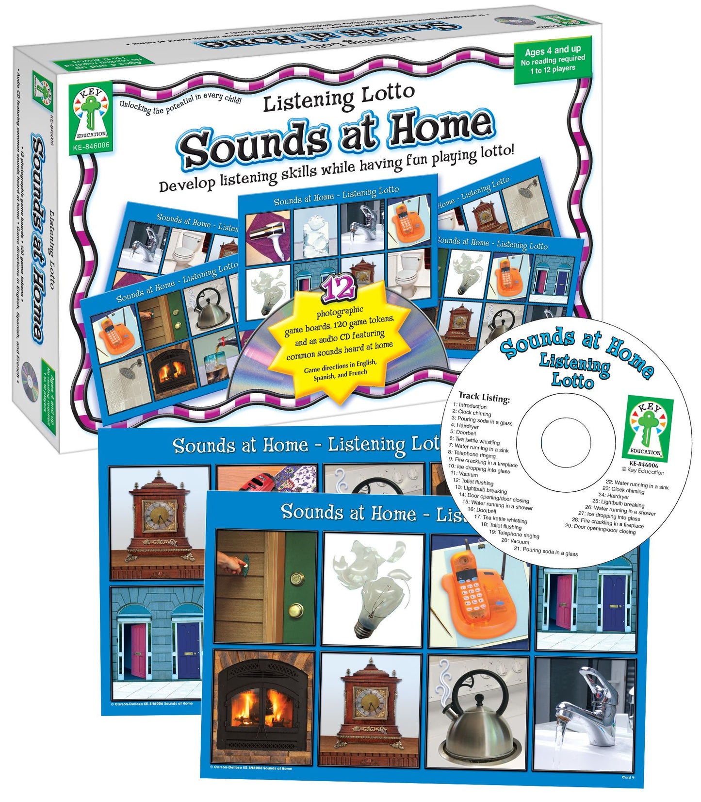 Listening Lotto: Sounds at Home: Sounds at Home