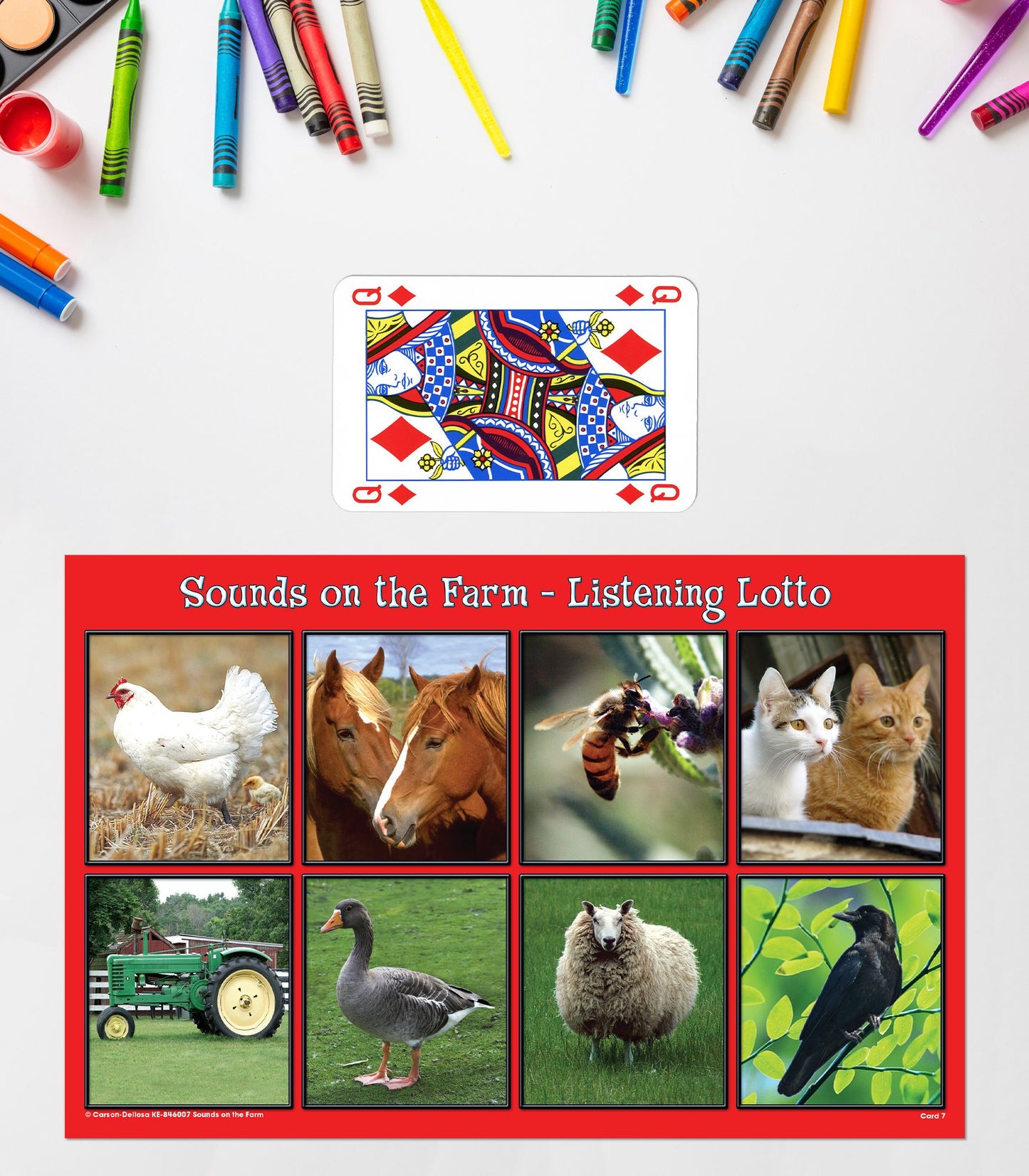 Listening Lotto: Sounds on the Farm: Sounds on the Farm