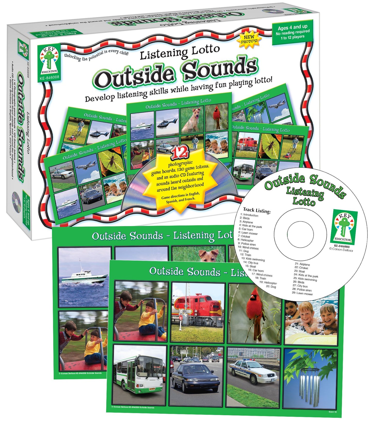 Listening Lotto: Outside Sounds: Outside Sounds