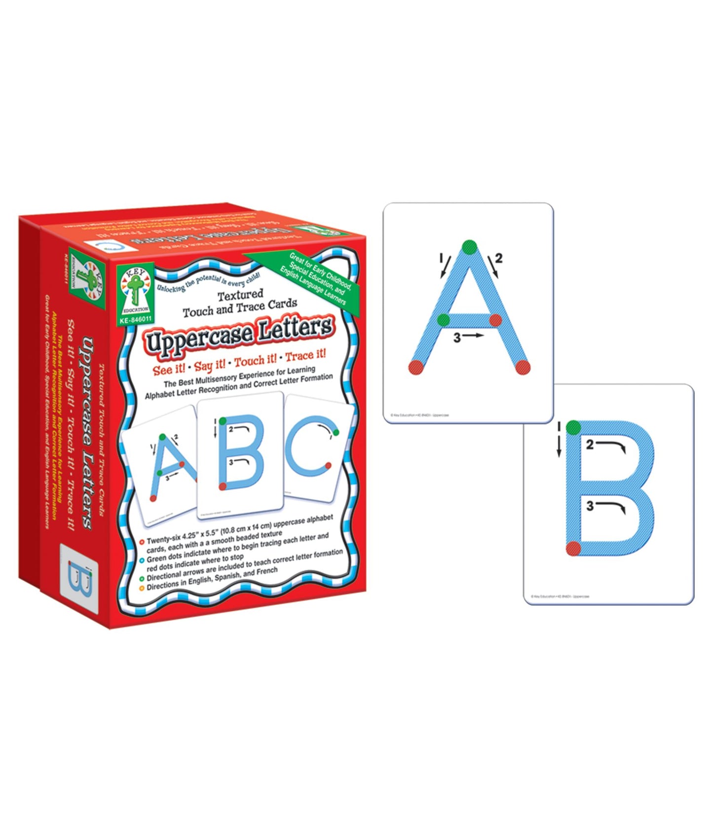 Textured Touch and Trace: Uppercase