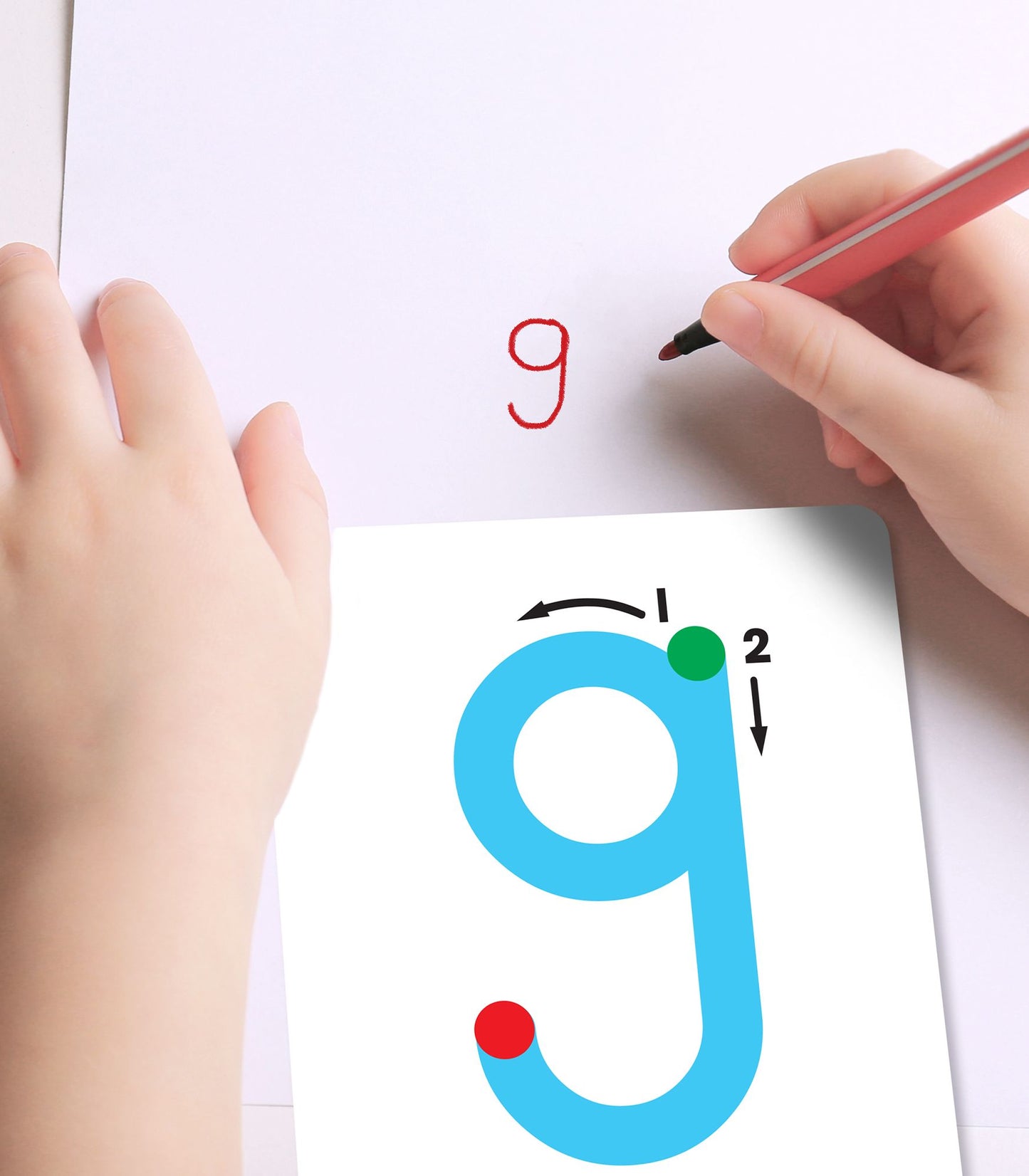 Textured Touch and Trace: Lowercase