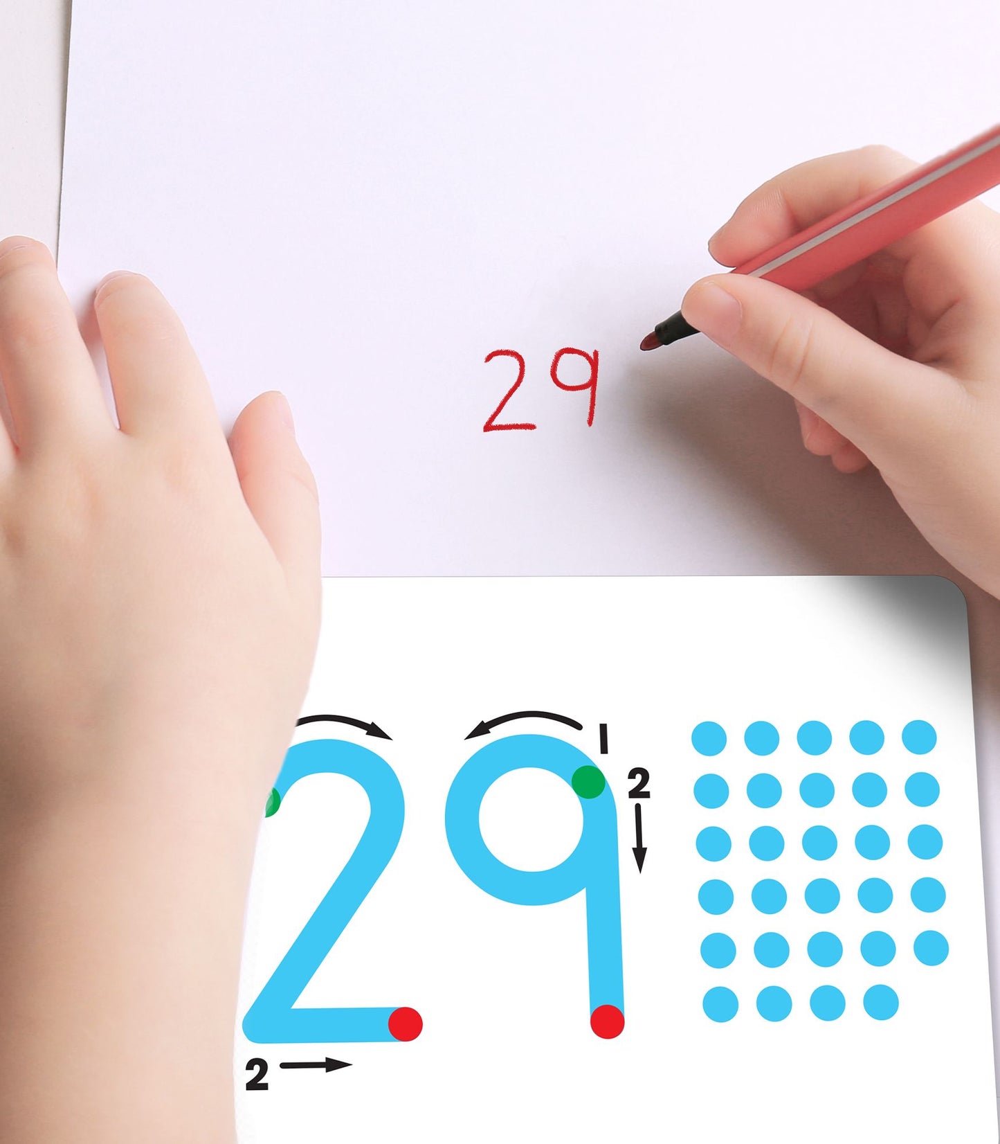 Textured Touch and Trace: Numbers