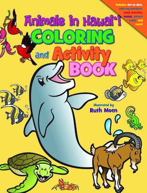 Animals in Hawaii Coloring and Activity Book