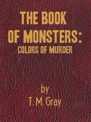 The Book Of Monsters: Colors of Murder