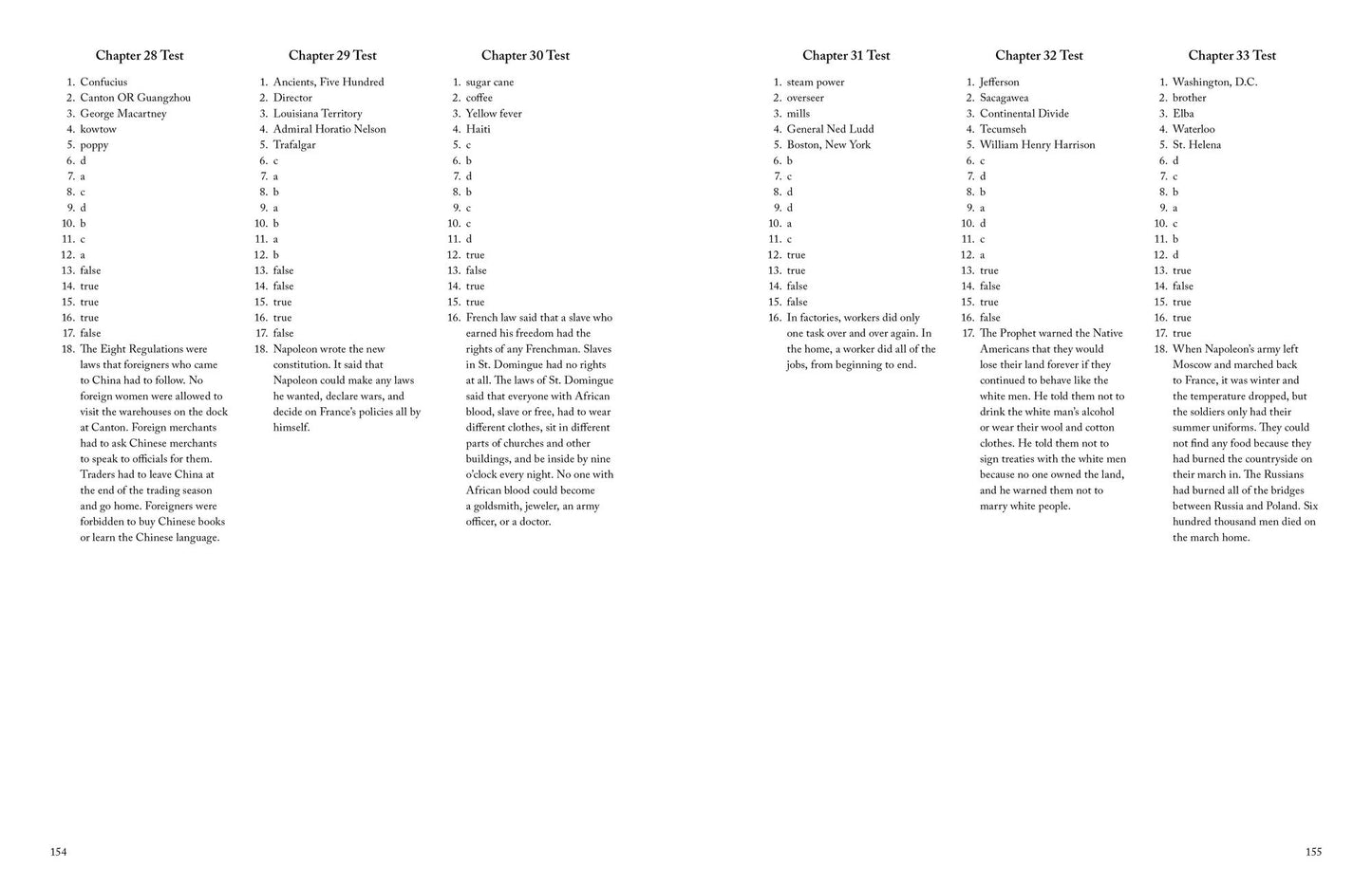 The Story of the World: History for the Classical Child: Tests for Volume 3: Early Modern Times
