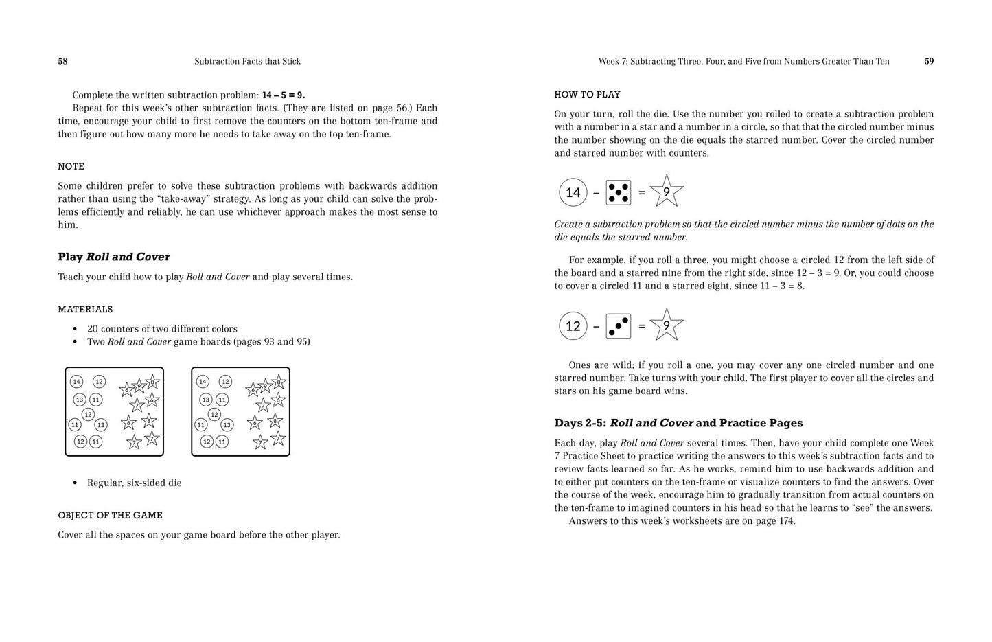 Subtraction Facts that Stick: Help Your Child Master the Subtraction Facts for Good in Just Eight Weeks