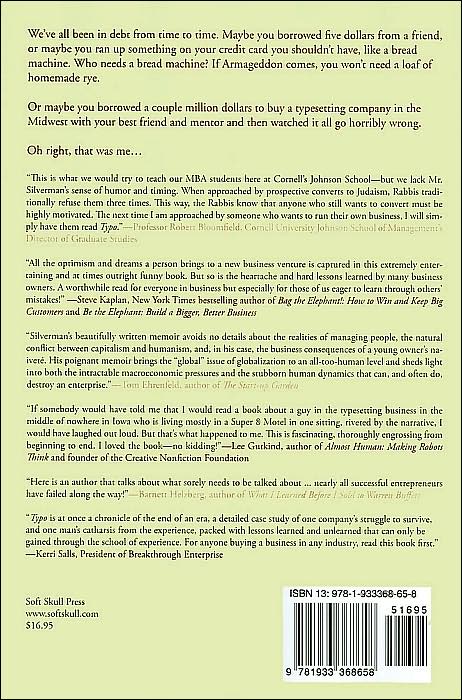 Typo: The Last American Typesetter or How I Made and Lost 4 Million Dollars ( An Entrepreneur's Education)