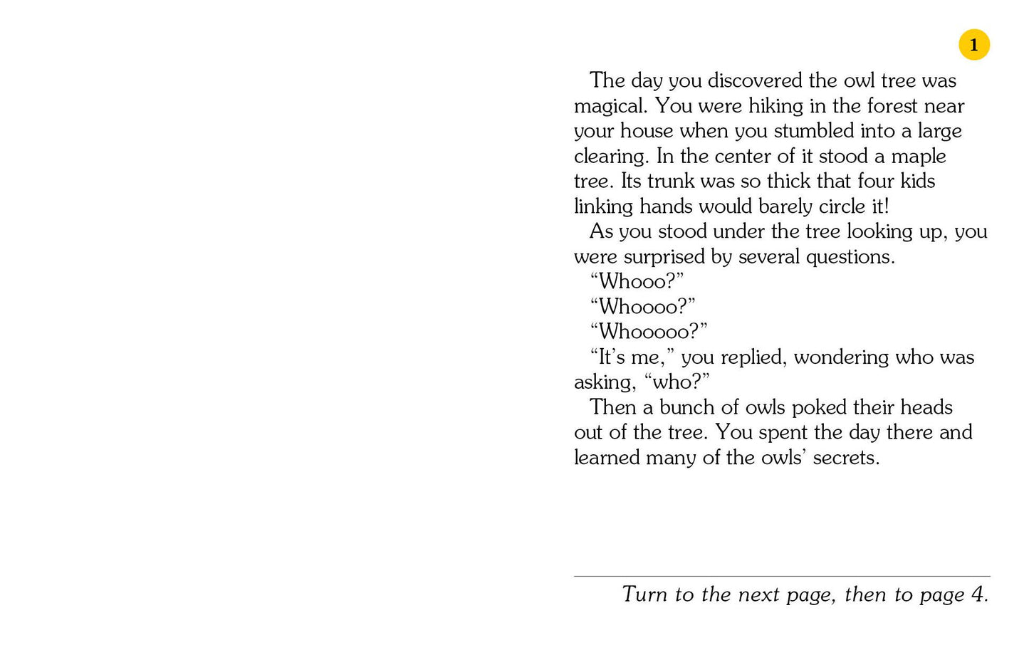 Owl Tree (Choose Your Own Adventure Dragonlarks Series)