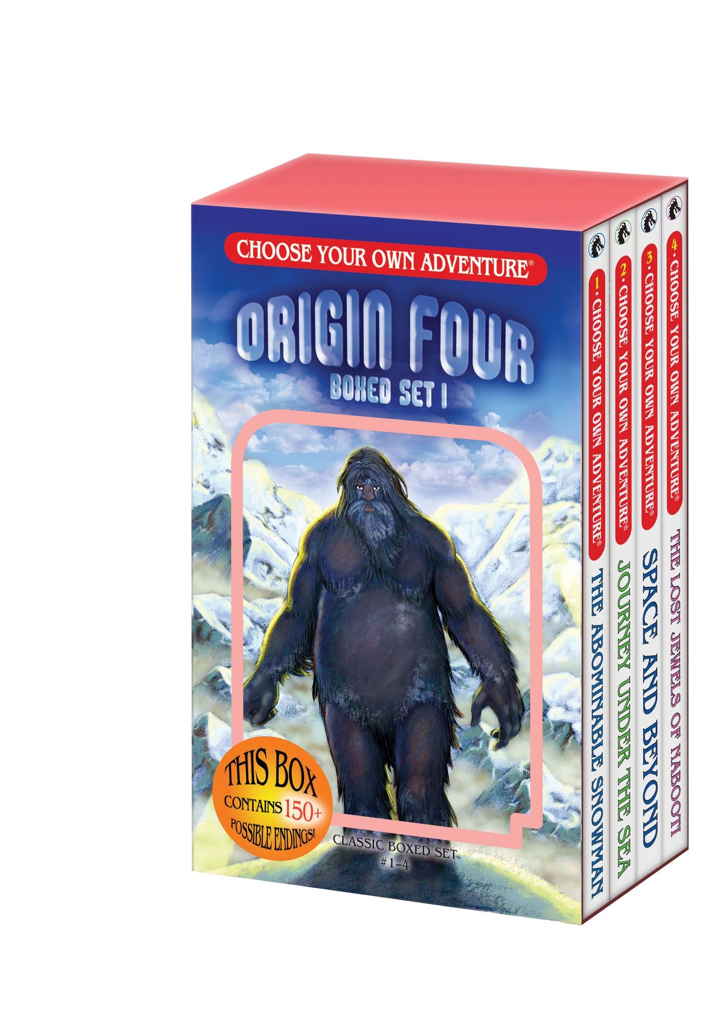 Choose Your Own Adventure 4-Book Boxed Set #1 (The Abominable Snowman, Journey Under The Sea, Space And Beyond, The Lost Jewels of Nabooti)