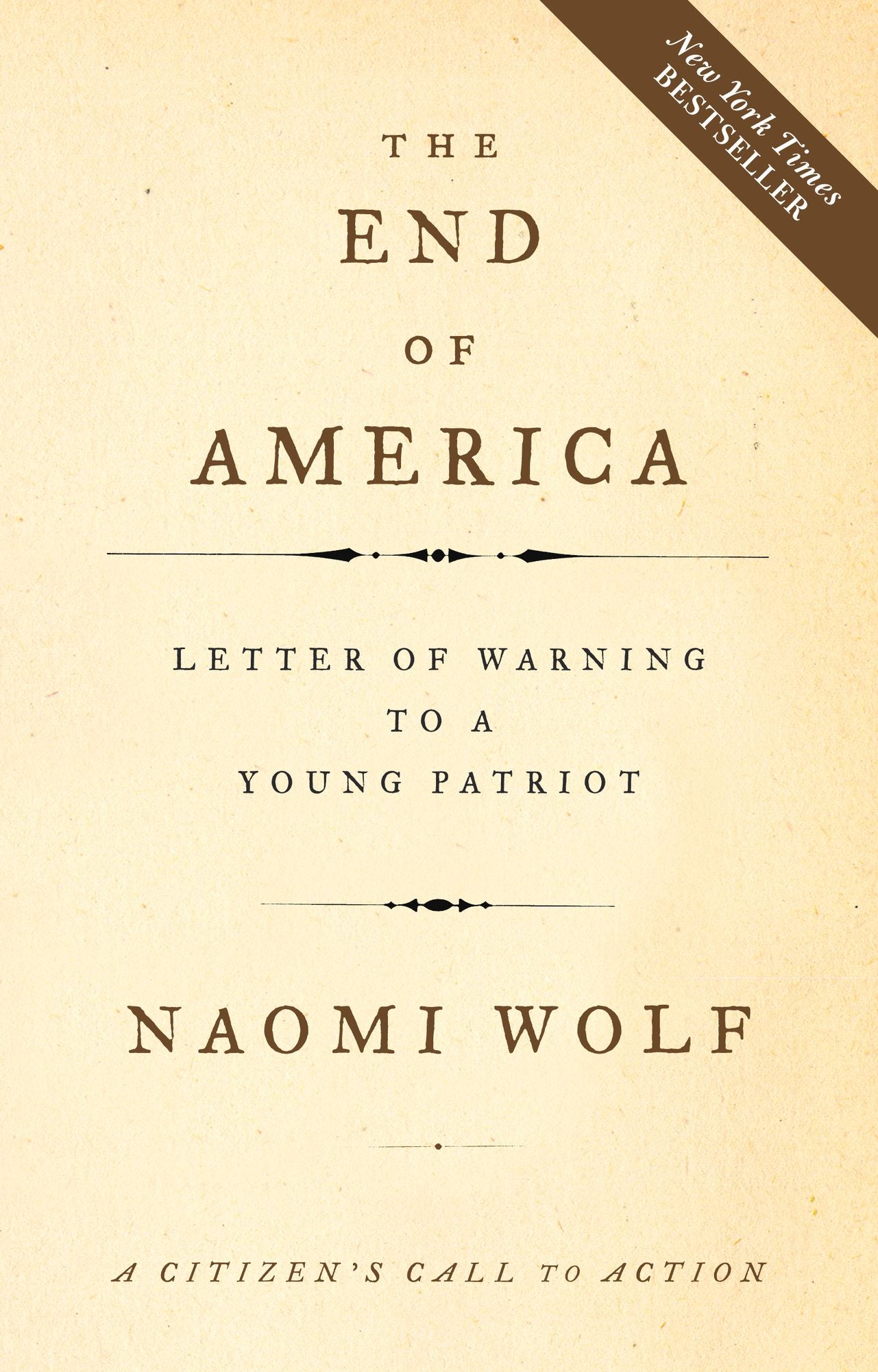 The End of America: A Letter of Warning To A Young Patriot