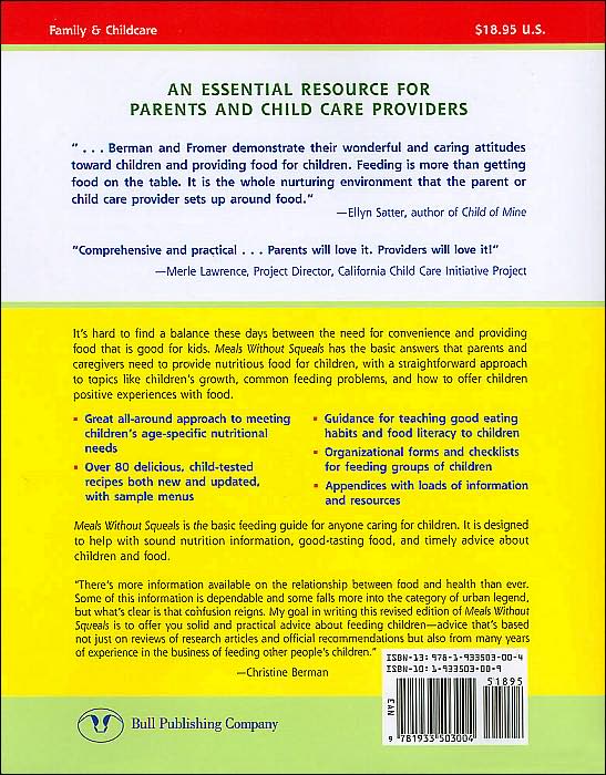 Meals Without Squeals: Child Care Feeding Guide & Cookbook
