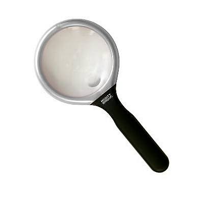 3 Inch Round Magnifier, Super View, Silver
