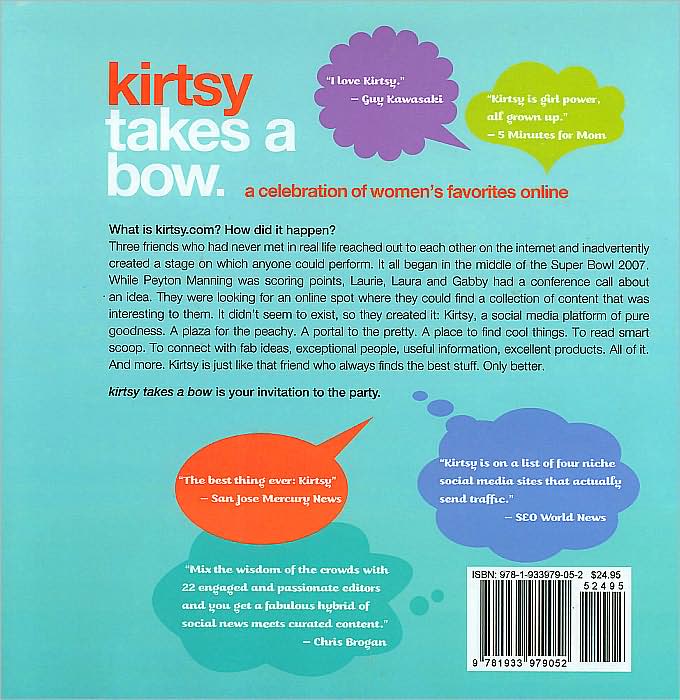 Kirtsy Takes a Bow: A Celebration of Women's Favorites Online