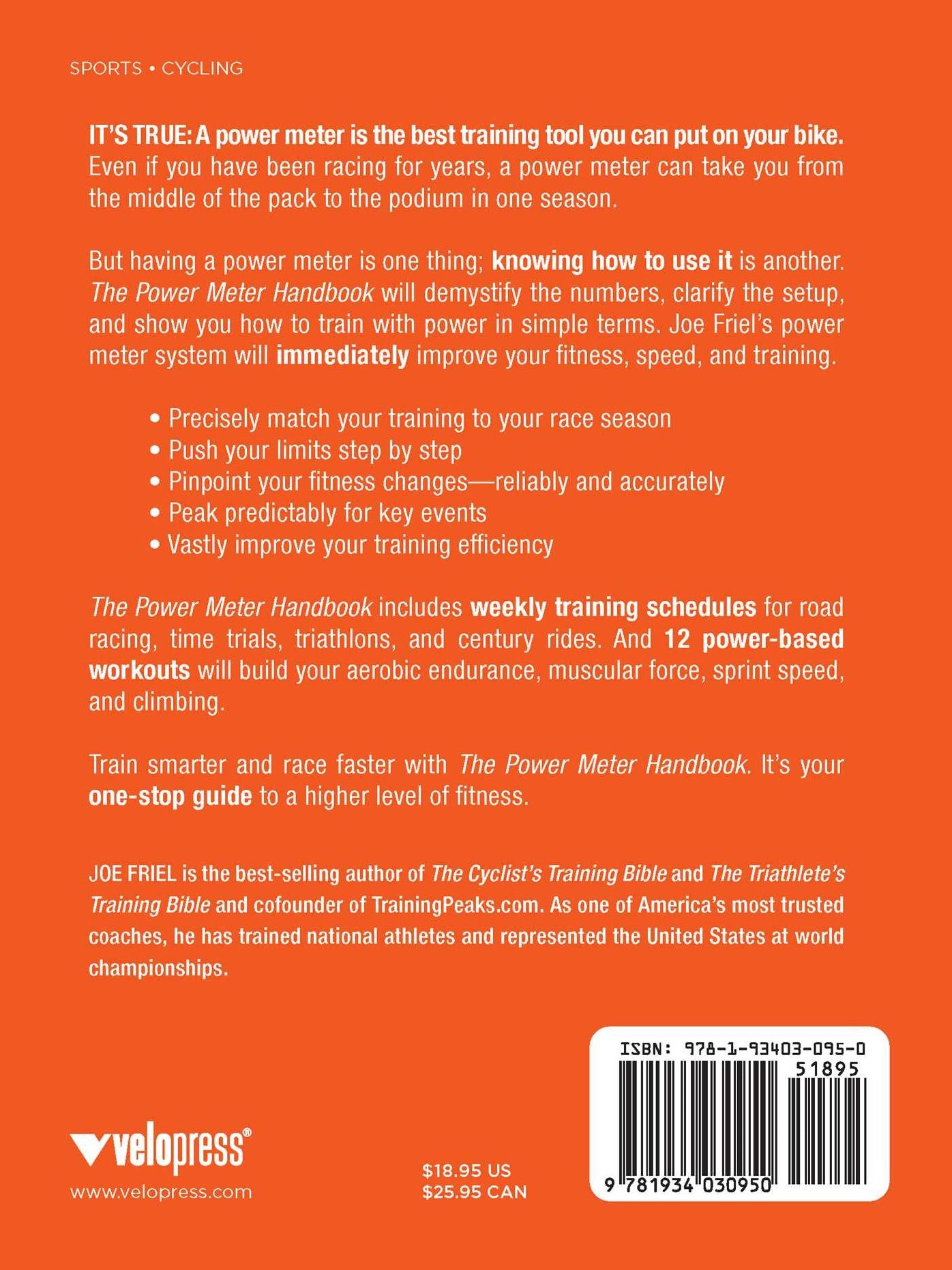 The Power Meter Handbook: A User's Guide for Cyclists and Triathletes