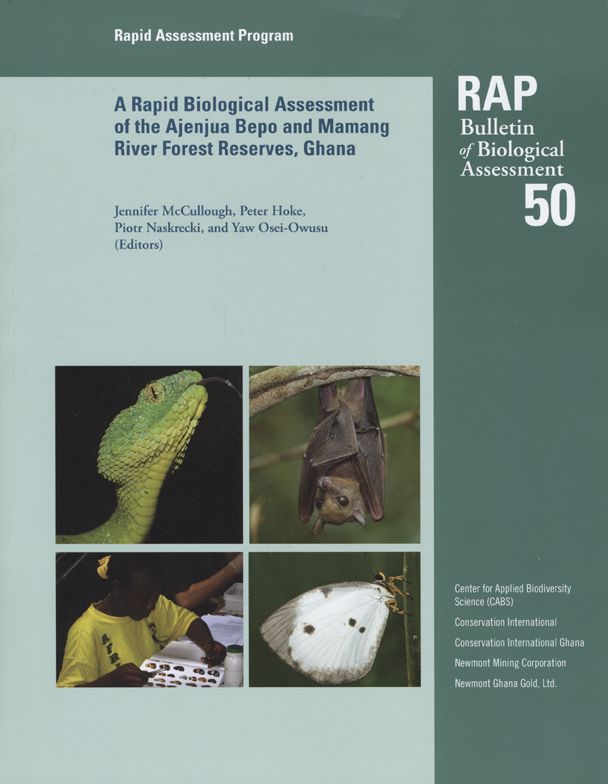 Rapid Biological Assessment of the Konashen Community Owned Conservation Area, Southern Guyana: RAP Bulletin of Biological Assessment #51