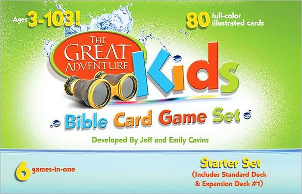 Great Adventure Kids Bible Card Game Set