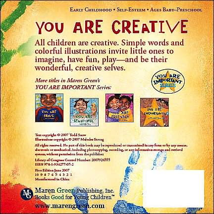 You Are Creative (You Are Important Series)