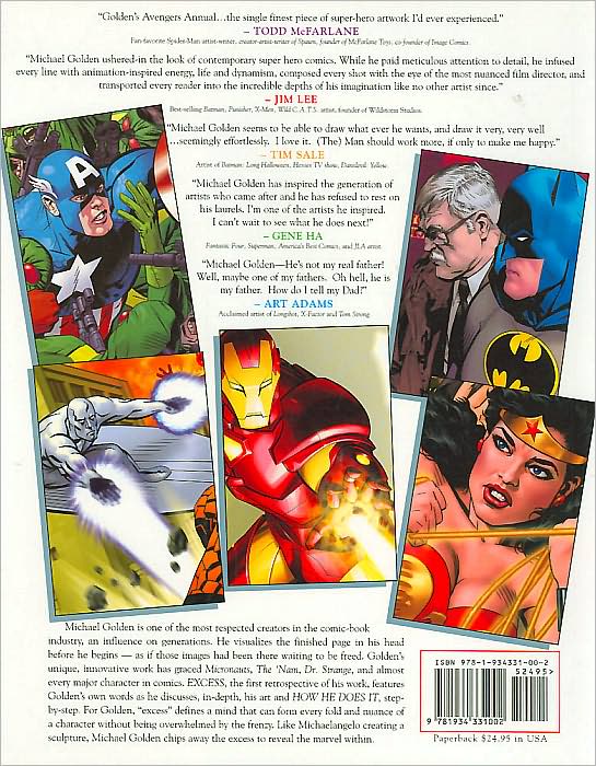 Excess: The Art of Michael Golden: Comics Inimitable Storyteller and How He Does It