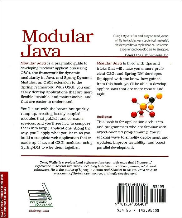 Modular Java: Creating Flexible Applications with OSGi and Spring