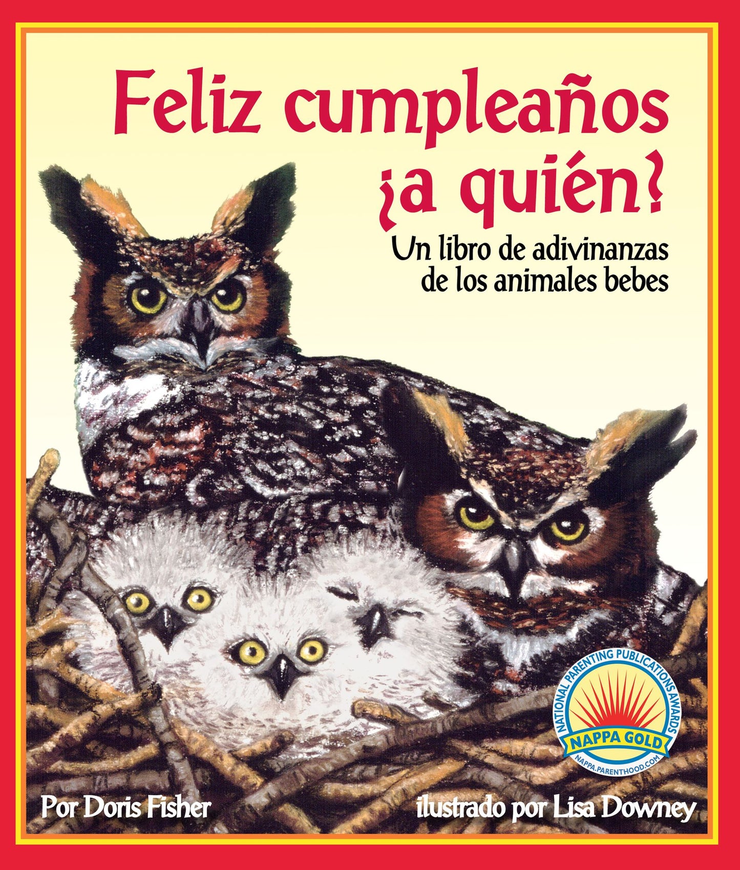 Feliz cumpleaños ¿a quién? un libro de adivinanzas de los animales bebes (NOOK Comic with Zoom View)