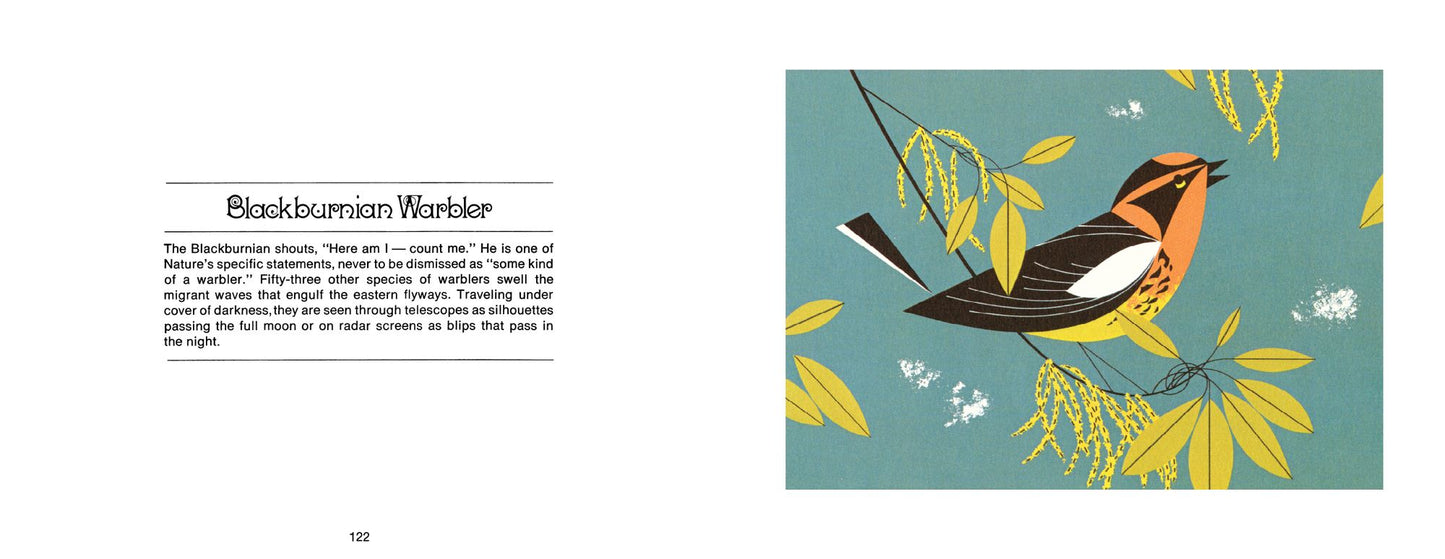 Charles Harper's Birds & Words: W Flamingo Print [With Flamingo Print]