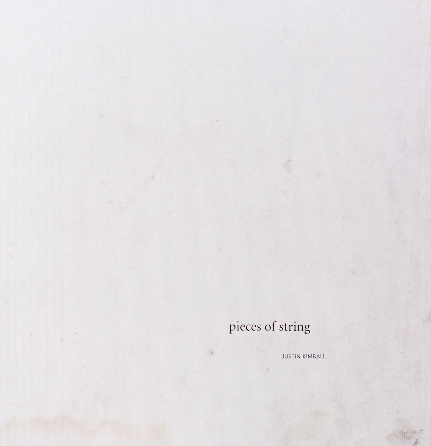 Justin Kimball: Pieces of String