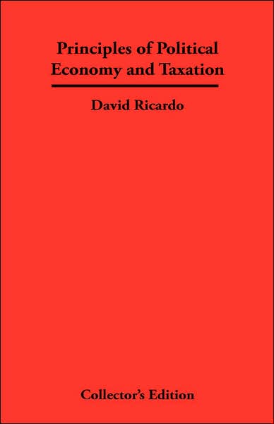 Principles Of Political Economy And Taxation