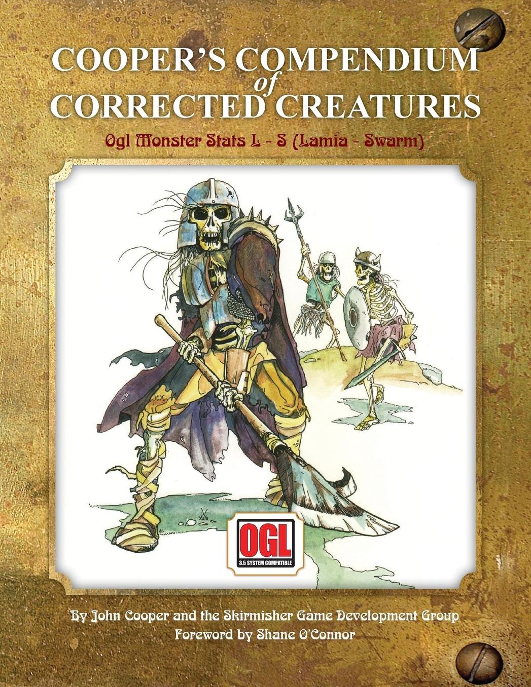 Cooper's Compendium of Corrected Creatures: OGL Monster Stats L - S (Lamia - Swarm)
