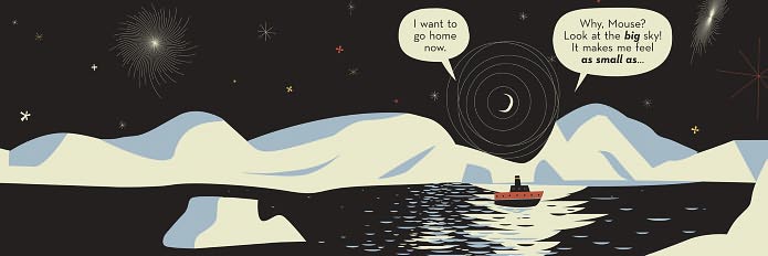 A Trip to the Bottom of the World with Mouse: Toon Books Level 1