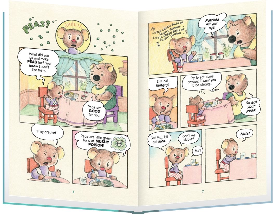Patrick Eats His Peas and Other Stories: Toon Books Level 2