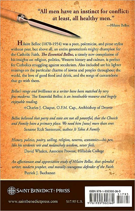 The Essential Belloc: A Prophet for Our Times