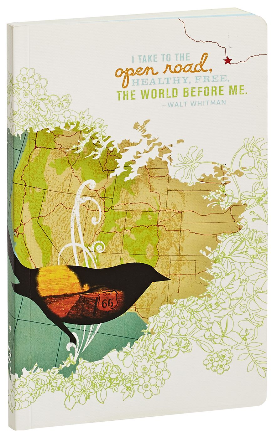 I Take to the Open Road Bound Lined Journal