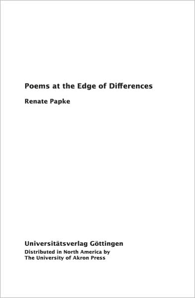 Poems at the Edge of Differences: Mothering in New English Poetry by Women