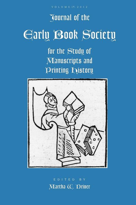 Journal of the Early Book Society V. 15