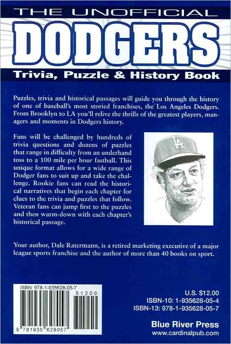 Unofficial Dodgers Trivia, Puzzle & History Book