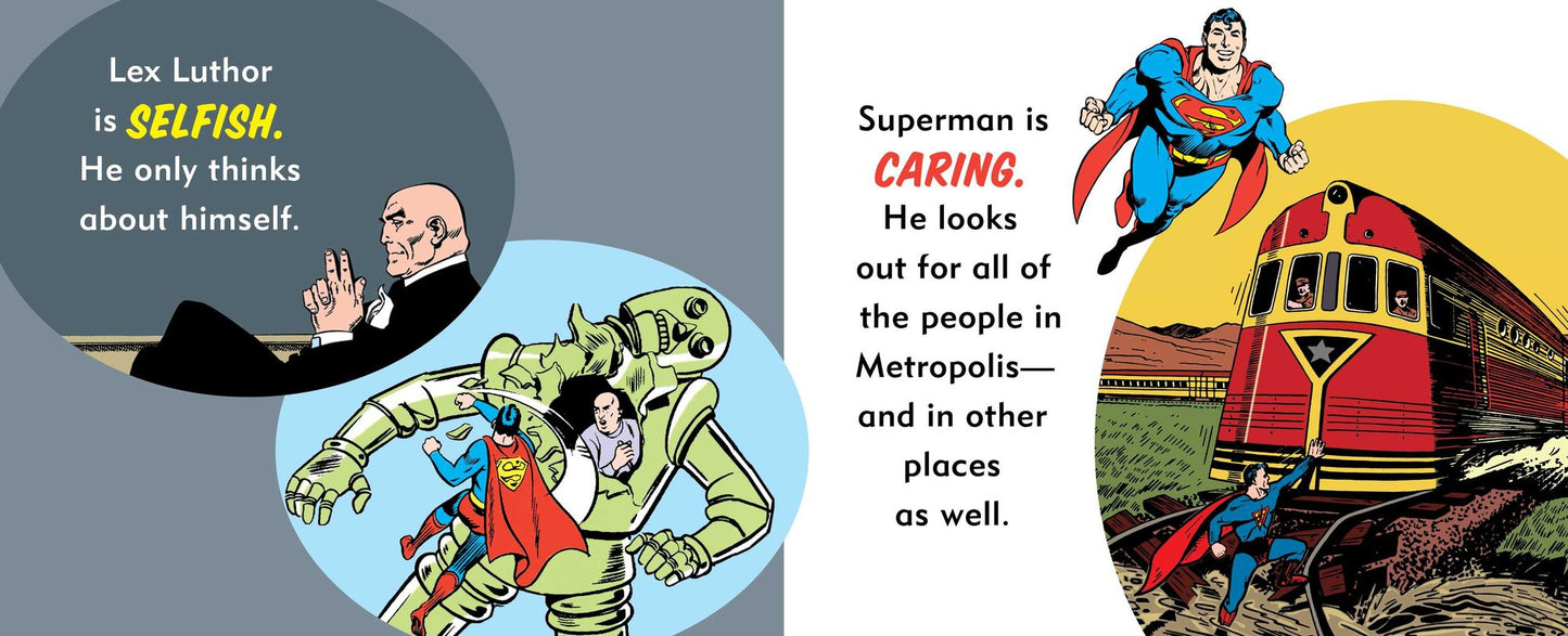DC Super Heroes: My First Book of Super Villains: Learn the Difference Between Right and Wrong!