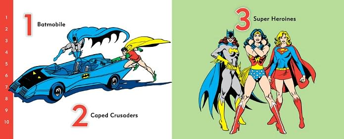 DC Super Heroes ABC 123