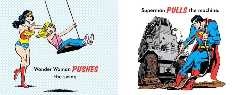 Super Heroes Book of Opposites