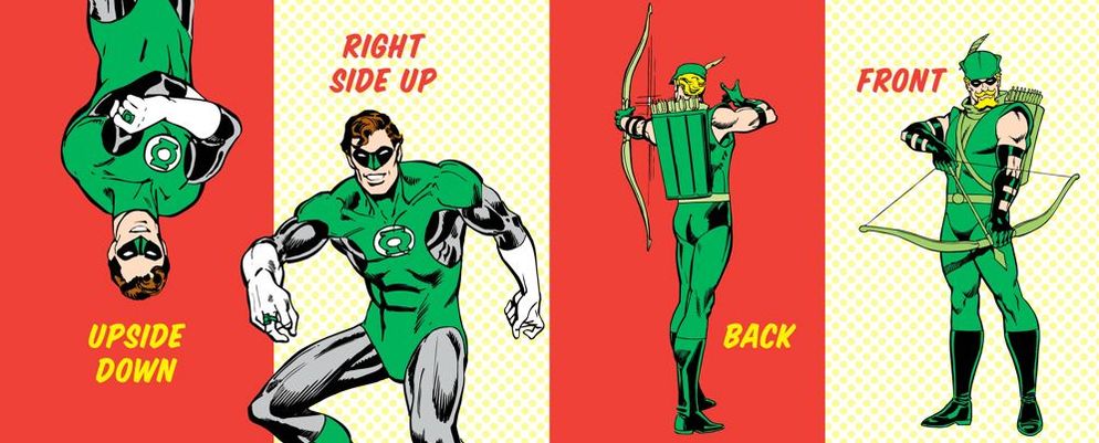Super Heroes Book of Opposites