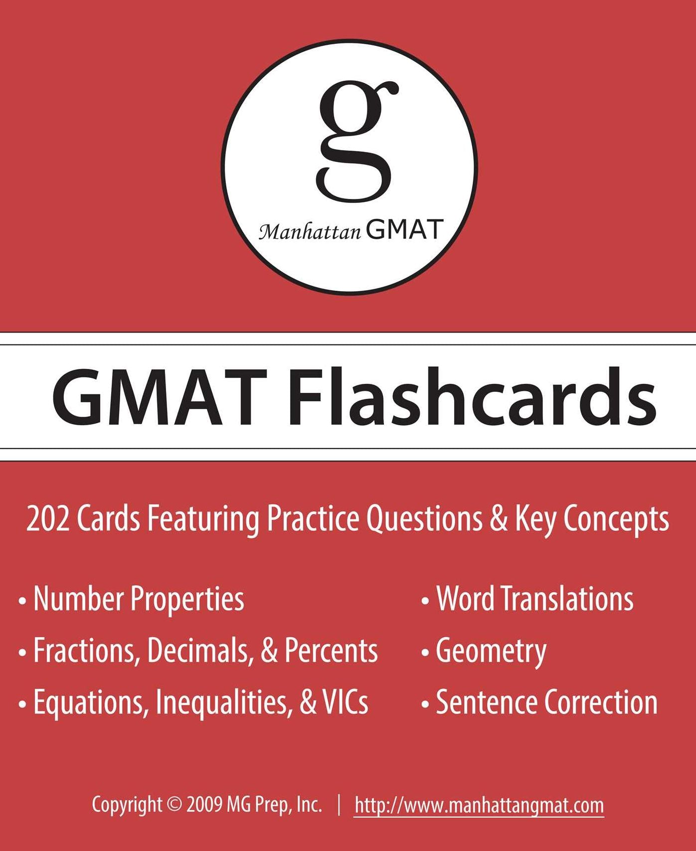 Manhattan GMAT Flashcards