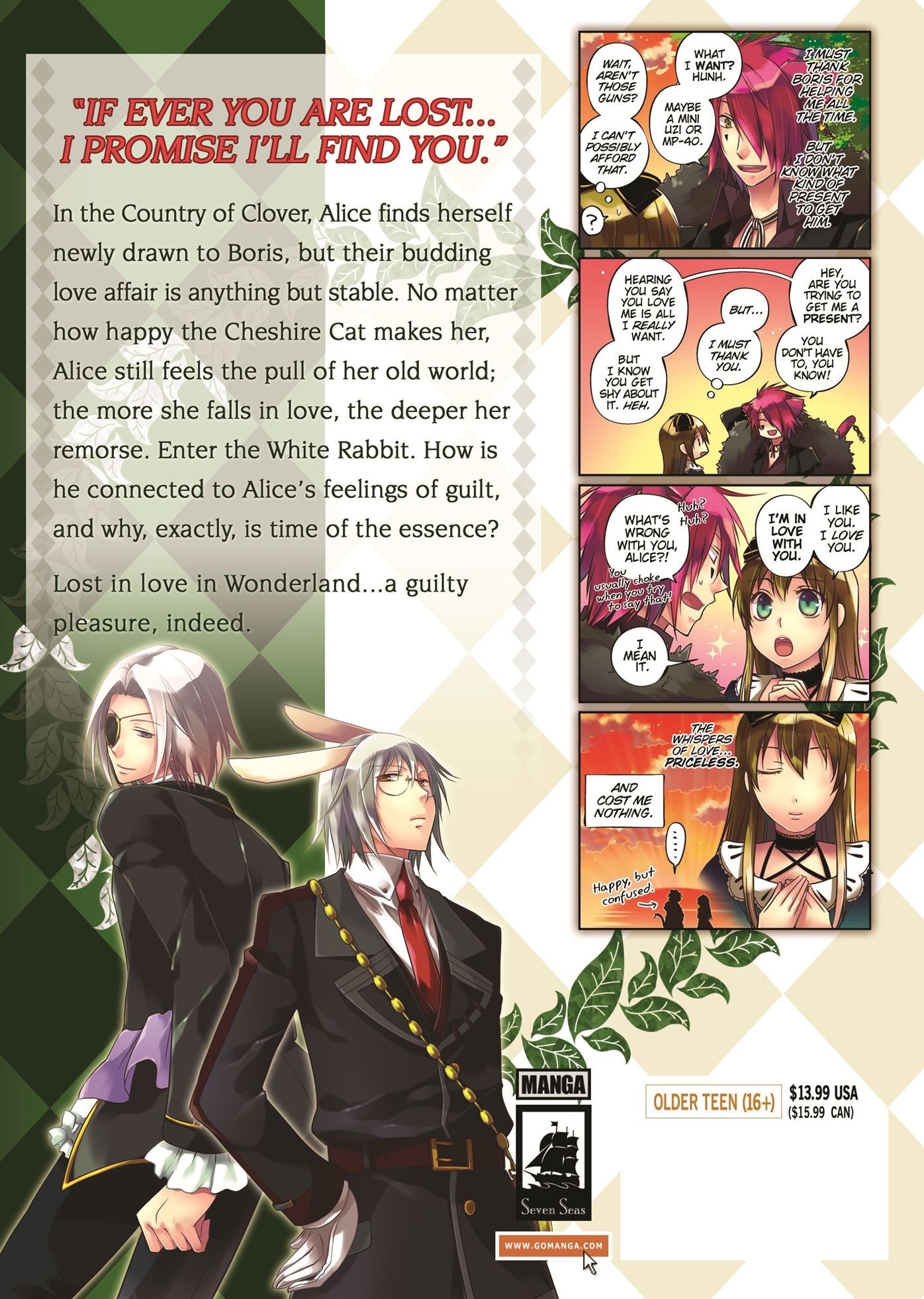 Alice in the Country of Clover: Cheshire Cat Waltz, Volume 3