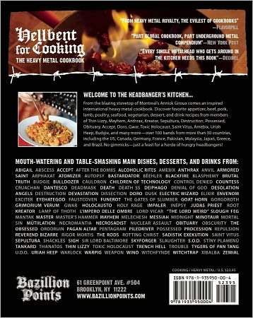 Hellbent for Cooking: The Heavy Metal Cookbook