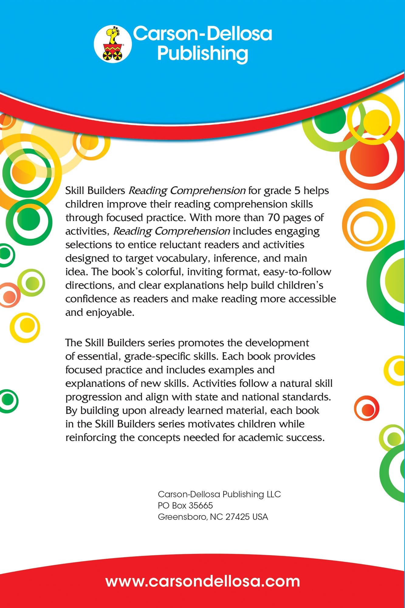 Reading Comprehension, Grade 5